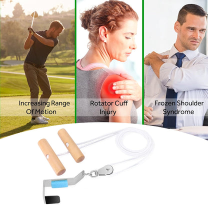 YPCBYNBS Shoulder Pulley,Over the Door Rehab Exerciser for Physical Therapy & Rotator Cuff Recovery