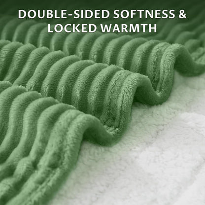 Heated Throw Blanket, 5 Heat Levels, 3 Hours Auto-Off, White | ETL & FCC certified, 50" × 60", OEKO-TEX fabric, machine washable, 100W low energy