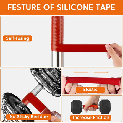 Self Fusing Silicone Tape for Plumbing Hose Repair, Waterproof Tape 10 Feet