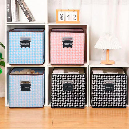 20 Basket Labels Clip On, Reusable Labels for Storage Bins, Removable Chalk Labels for Containers, Kitchen Closet Baskets and Storage Basket Holders with 2 White Chalk Markers