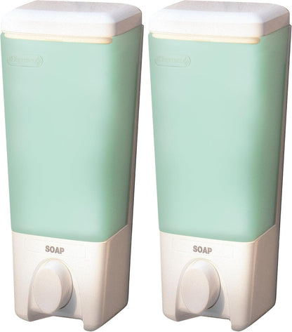 Better Living Products 72350 Clear Choice 3-Chamber Shower Dispenser, White