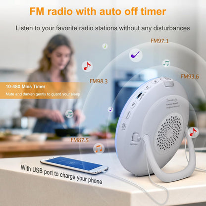 DreamSky Digital FM Radio with Bluetooth Speaker and Sleep Timer for Kids