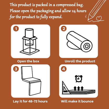HOMBYS 3-in-1 Recliner Seat Cushion with Lumbar Support Pillow & Footrest, Multi-Functional Adjustable Height 2" to 6" for You to Choose, Non-Slip Foam Chair Cushion for Elderly, Brown