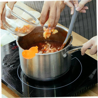 Toddmomy 2pcs Silicone Sausage Shaped Spill Stopper and Pot Lid Holder Practical Kitchen Tool to Prevent Boil over Versatile Food Cover for Cooking and Fresh Keeping for Home Use