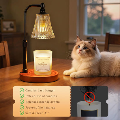 Hong-in Candle Warmer Lamp with Timer,Birthday Gifts for Women Mom Sister