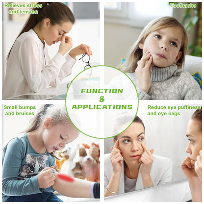 ZNÖCUETÖD Gel Ice Pack Reusable Cooling Eye Pads and Under Eye Patches