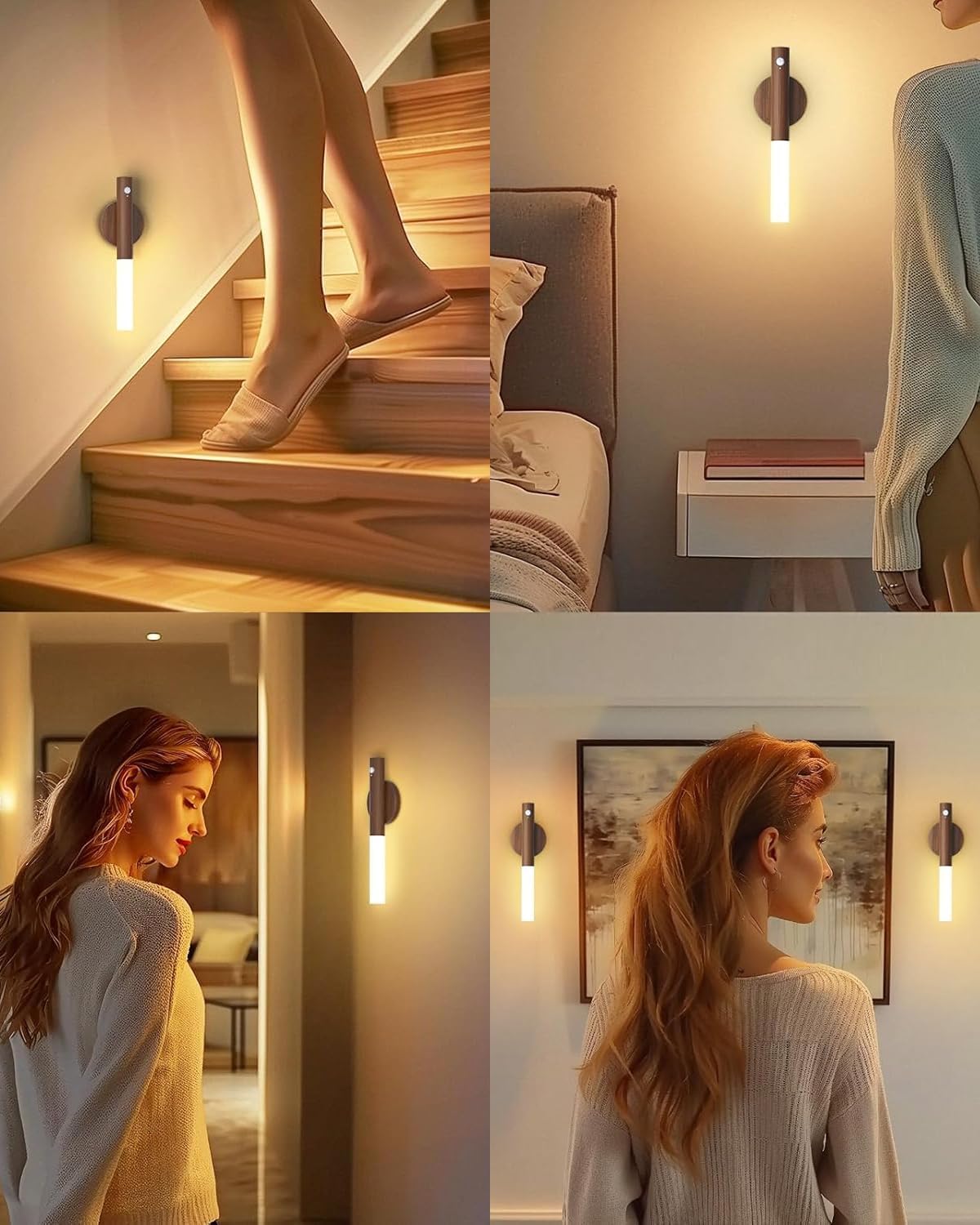iThird Motion Sensor Light Indoor, 2200mAh Rechargeable Wall Sconce