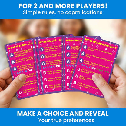 QUOKKA Card Game for Teens, Kids, Adults – 500+ Hilarious Travel & Vacation Scenarios | Funny Getaways What Would You Choose Challenge | Family Nights & Party Game for Friends, Road Trips & Sleepovers
