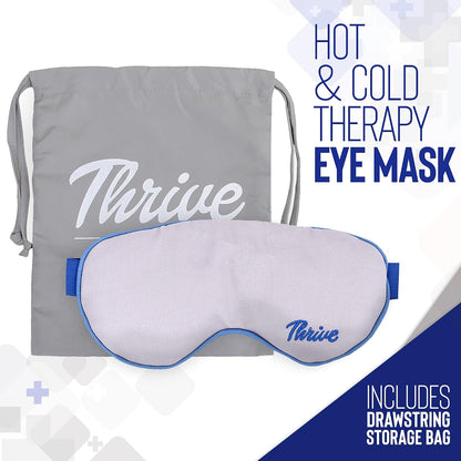 Thrive Clay Bead Eye Mask, Heated, Dryness Relief, Gray