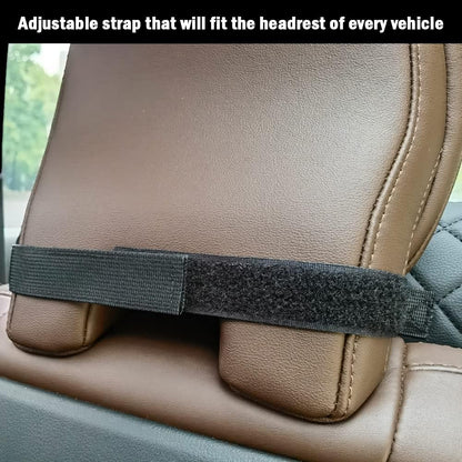 Car Neck Pillow for Pain Relief,Cars Seat Long Back Cervical Neck Support Pillow,Car Side Travel Headrest Round Roll Log Cylinder Pillows for Driving Seat,Memory Foam(Black)