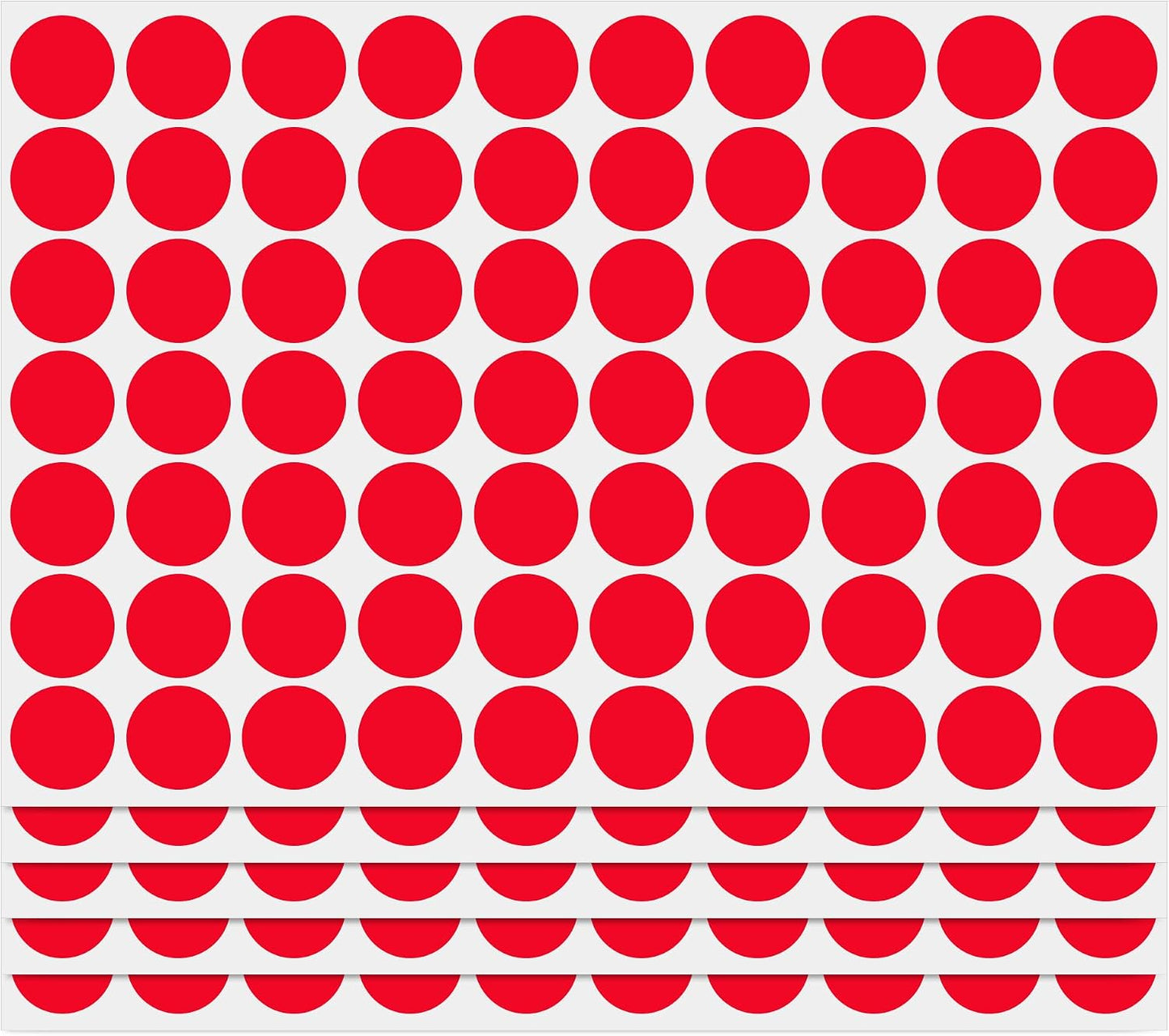PARLAIM 1050 PCS Color Coding Labels Circle Dot Stickers,10 Color Style Colorful Coding Label Sticker for Office,Student Classroom