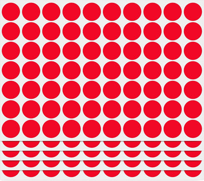 PARLAIM 1050 PCS Color Coding Labels Circle Dot Stickers,10 Color Style Colorful Coding Label Sticker for Office,Student Classroom