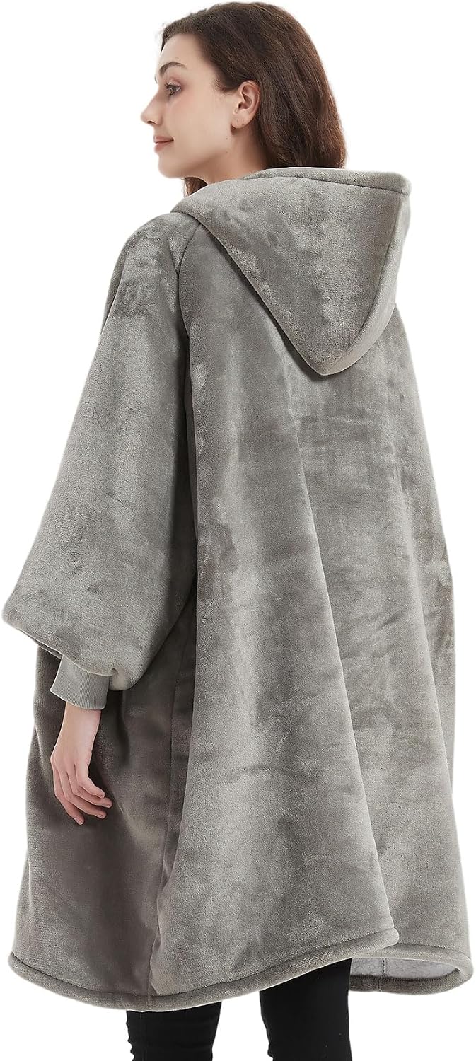 Wearable Blanket Hoodie for Adults With Pocket Strawberry Hoodie | Sherpa, Fuzzy Blanket Hoodie, Oversized Sweatshirt Blanket, Kangaroo Pouch, Cute Birthday Gifts for Sister, Cute Stuff