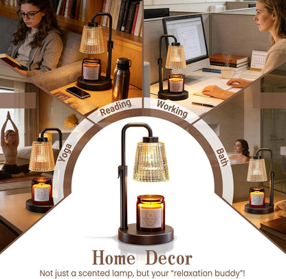 hyrion Candle Warmer Lamp with Timer, Gifts Adjustable Height Candle Lamp
