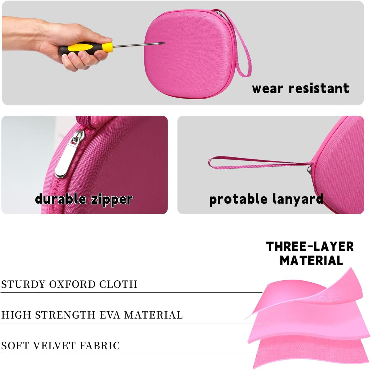 Case for Book Reading Light Compatible with Glocusent & Gritin