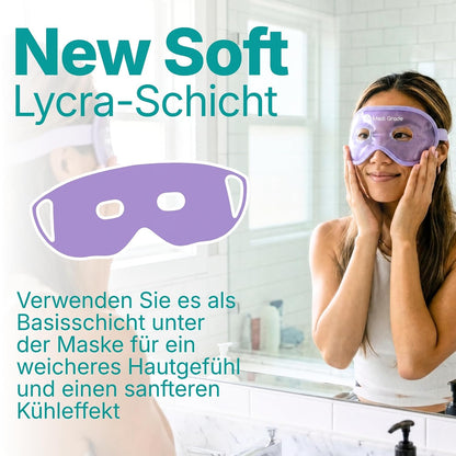 Medi Grade Cooling Eye Mask for Dark Circles and Puffiness, 2 Gel Eye Pads