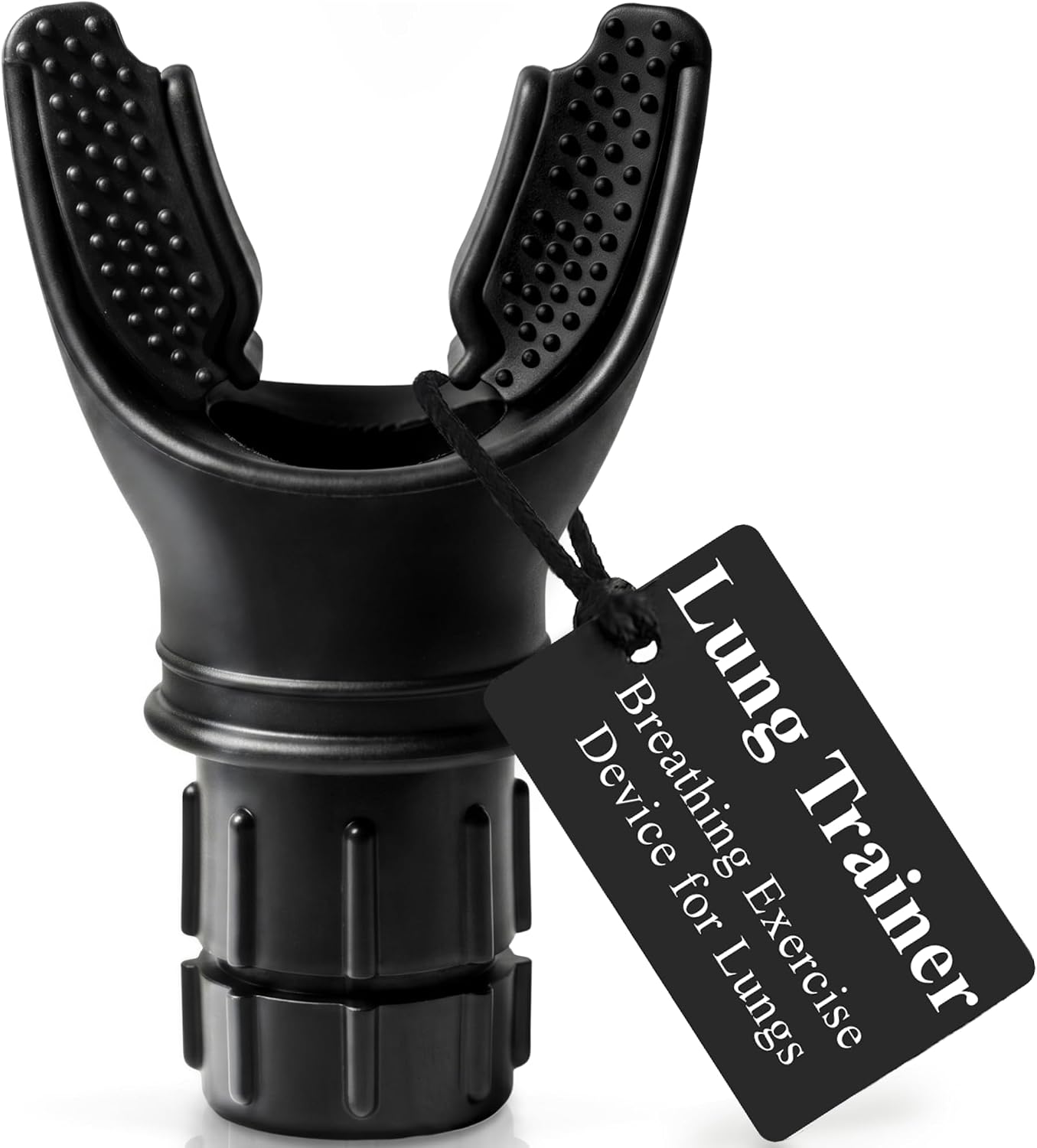 EXPAND-A-LUNG | Breathing Exerciser Device for Lungs | Airflow Trainer Fitness | Cardio Expansion & Capacity | Sports Endurance | Dual-Way Inhale-Exhale Workout