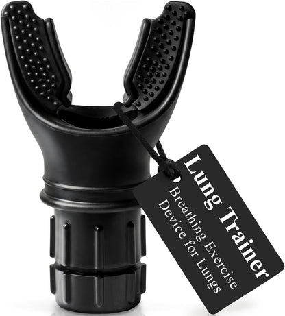 EXPAND-A-LUNG | Breathing Exerciser Device for Lungs | Airflow Trainer Fitness | Cardio Expansion & Capacity | Sports Endurance | Dual-Way Inhale-Exhale Workout