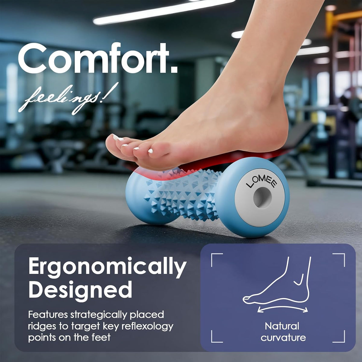 Foot Roller Massager for Plantar Fasciitis, Foot Arch and Heel Pain Relief