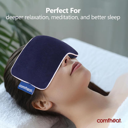 Lavender Weighted Eye Pillow for Yoga Relaxation FSA Eligible HSA