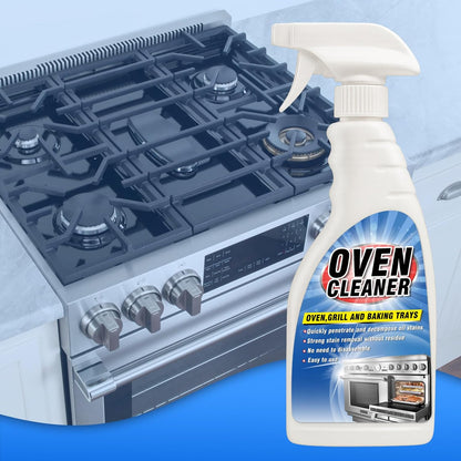 Heavy Duty Stove and Oven Cleaner Kit, Includes Cleaning Tool, Razor, Scraper and 1 Pad to Remove Tough Stains - Use on Gas, Electric, Ceramic Surfaces, 4 Piece (16.9, Fluid Ounces)