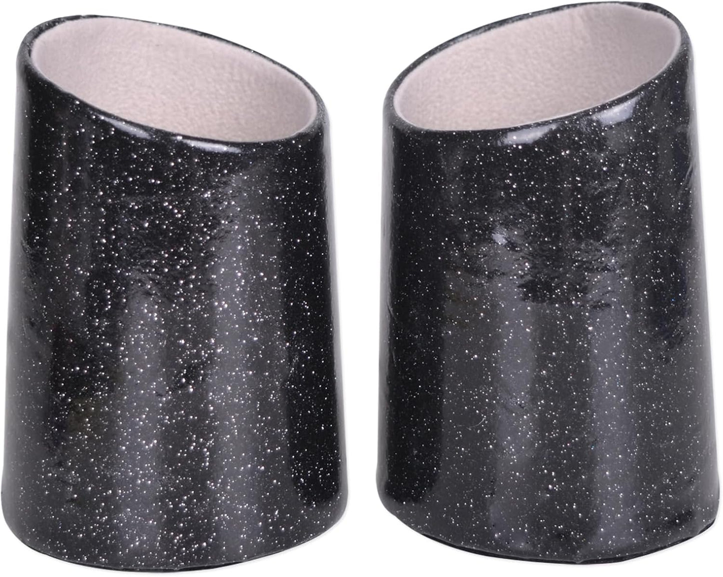 2 Pack Eyeglasses Holder PU Leather Glasses Stand Case Holder for Desks or Nightstands