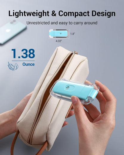 DEWENWILS USB Rechargeable Book Reading Light, 3000K Warm White, Brightness Adjustable Clip on LED Bookmark Lamp at Night in Bed, Portable Booklight for Bookworms, Kids
