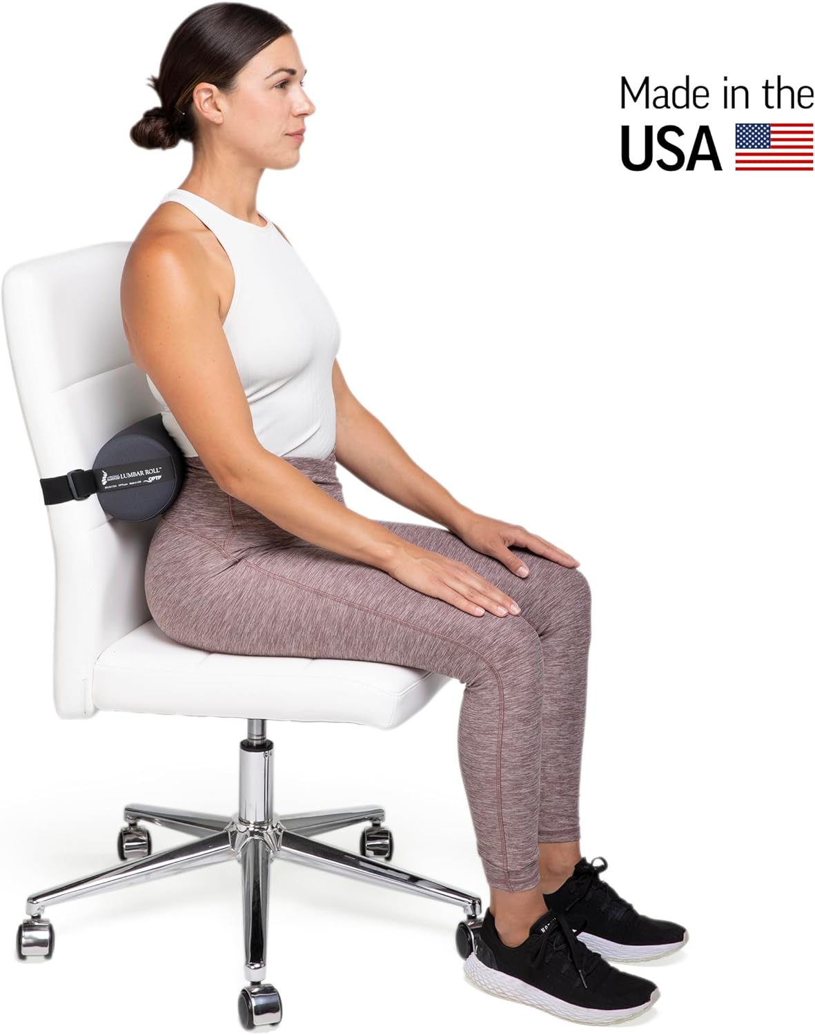 OPTP The Original McKenzie Lumbar Roll – Firm Density Low Back Support