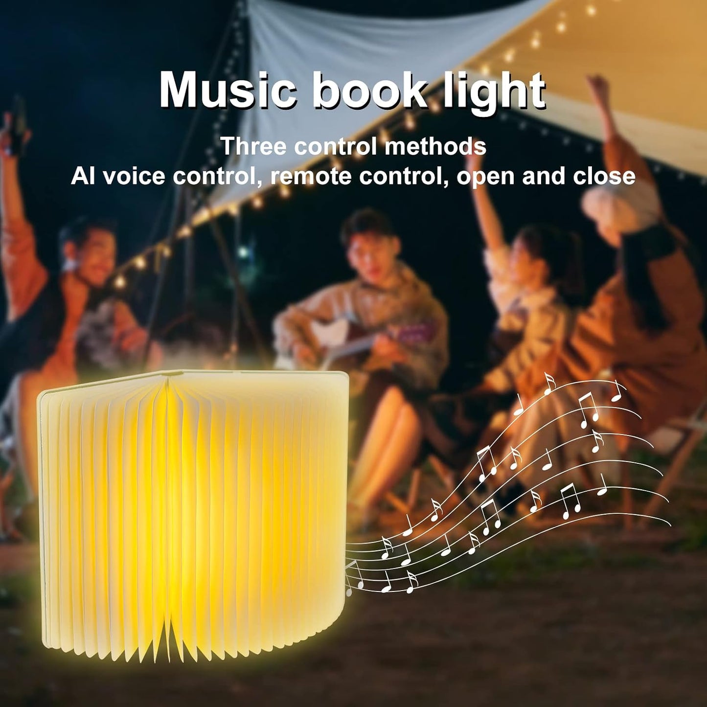 QXMGCBOK Folding Book Lamp Dragon Night Light | Book Light as Gifts for Book Lovers,Portable Bedside Light 3 Colors