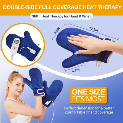 Cordless Foot Warmer with Heat and Massage - Rechargeable Heating Pad for Feet, 3 Temp & Vibration Levels, 60 Min Timer for Plantar Fasciitis, Ankle Pain, Cold Feet at Home, Office, Sleeping