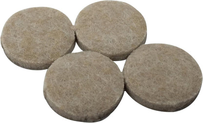 9921 4-Inch Heavy Duty Self-Adhesive Felt Furniture Pads, 4-Pack, Beige,Tan