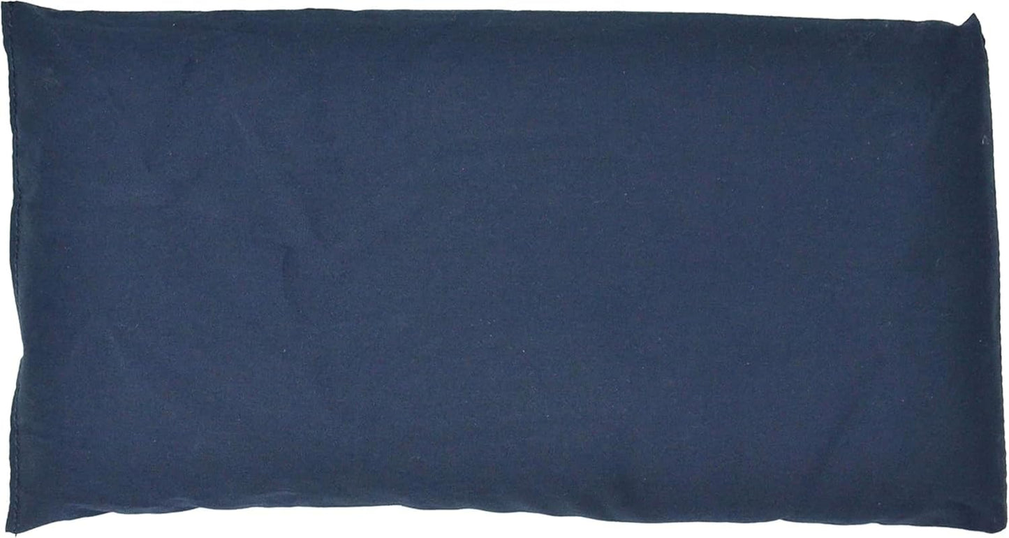 Nature's Approach Basic Herb Pack Heating Pad, Indigo | 12-herb aromatherapy rice & flaxseed fill for hot or cold therapy on neck, back, shoulders & more