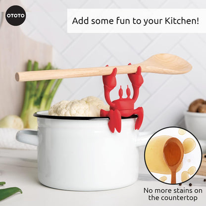 Funny Spoon Holder by OTOTO - Spoon Rest for Stove Top - Cooking Gadgets, Cooking Gifts, Cool Kitchen Gadgets, Cool Gifts, Cute Kitchen Accessories