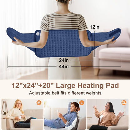 IGXHAVIZ Heating Pad with Adjustable Belt