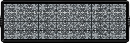 BEHERO Boot Tray Shoe Mat, Rubber Shoe Matt Tray Indoor/Outdoor Use, 16" x27.5" Shoe Cleaning Mat Non-Slip with Raised Edge for Entryways, Decks, and Patios (Black)