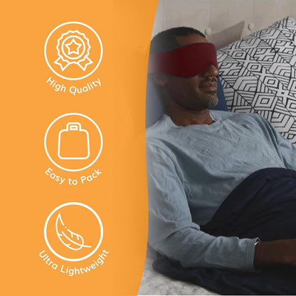HappyLuxe Sleep Mask for Women & Men | USA Made Eye Masks for Sleep