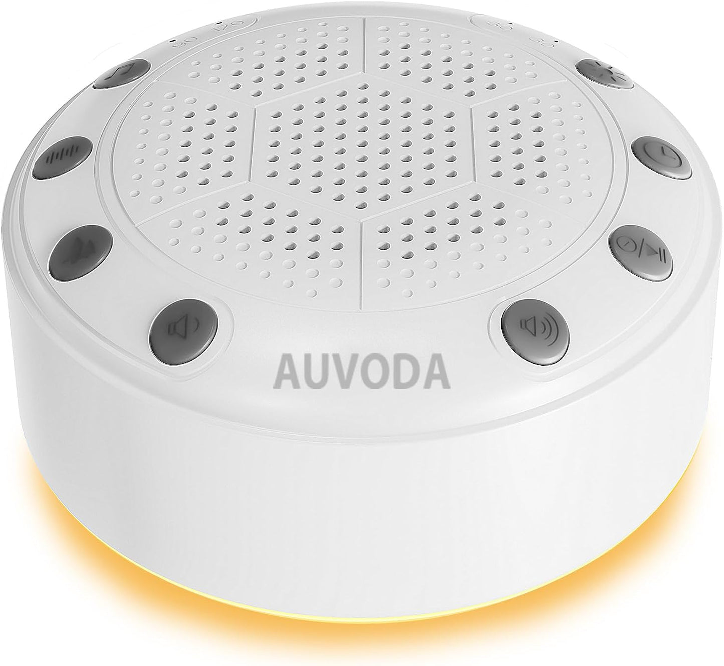 S318 White Noise Machine with 25 Non-Looping Sounds, LED Lights | Memory & Timer, BT 5.3, USB-C Rechargeable Battery, Portable, For Baby, Adults, Sleep, Travel, Home, Office