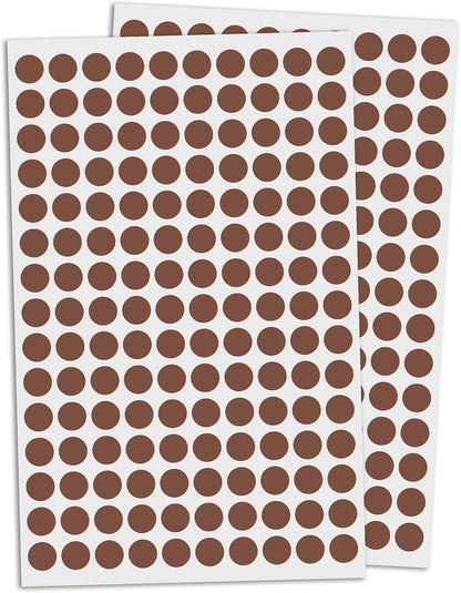3000 Pieces, Small Colored Dot Round Stickers Labels - 10 Colors, 0.375"