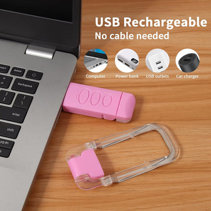 Rechargeable Book Light, Clip-On LED Reading Light, Eye-Caring