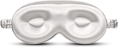 Silk Eye mask for Sleeping 3D Anti Wrinkle Skin Friendly Black Out Black
