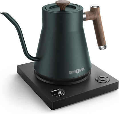 Electric Kettle Temperature Control, 1.7L Large Electric Tea Kettle, 4H Keep Warm Hot Water Boiler with 6 Presets, LED Screen Electric Kettles for Boiling Water, Boil-Dry Protection