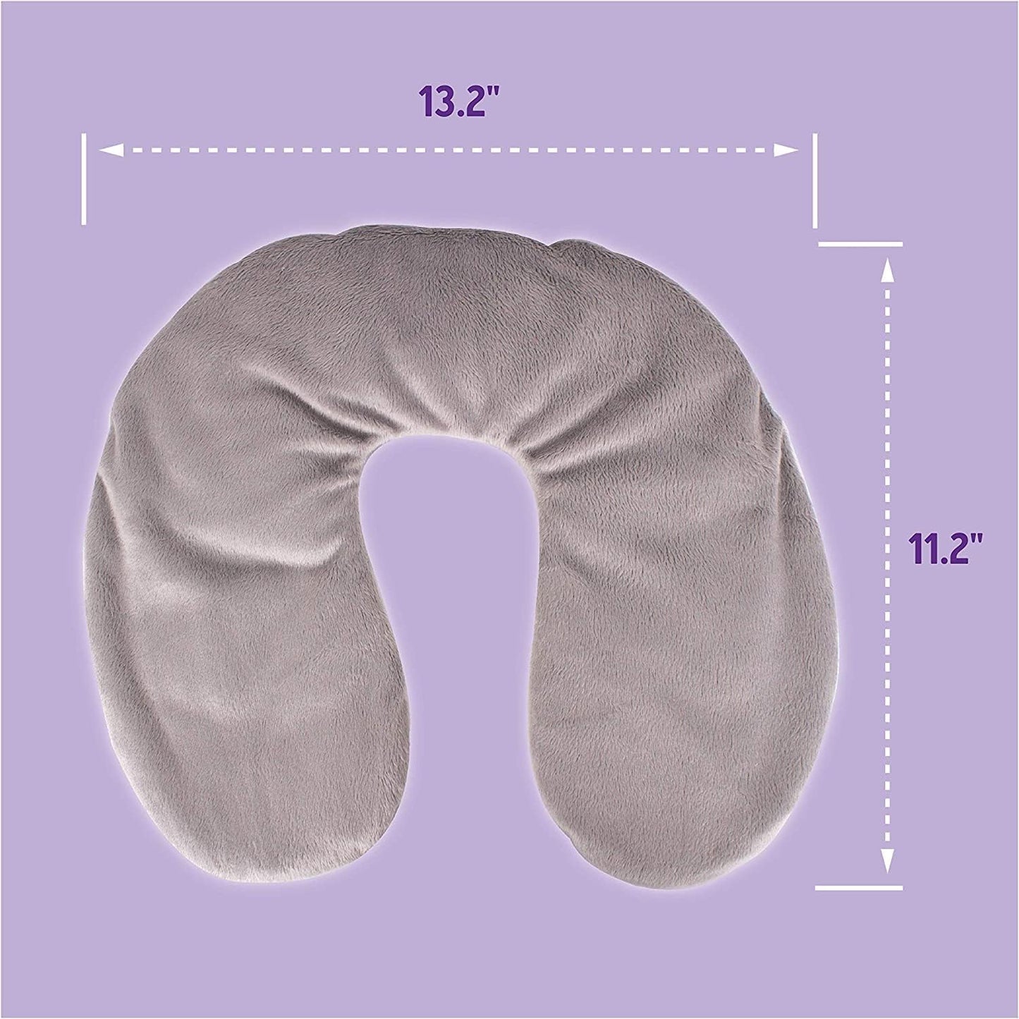 Carex Neck Warmer Microwavable Heating Pad, Lavender Scented - Neck Wrap Microwavable Heating Pad for Neck and Shoulders, Heating Pad Neck Wrap, Lavender Heating Pad