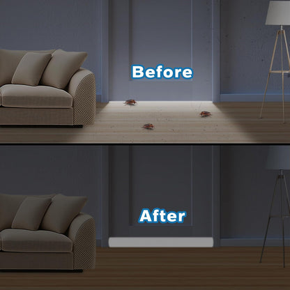 MAXTID Door Draft Stopper 36 Inch Black Adjustable Door Draft Blocker Front Door Draft Guard for Bottom of Doors Weather Stripping Door Seal Strip