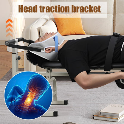 Full Body Traction Table, Portable Spinal Decompression Bed | Stretching Device for Neck, Shoulders, Waist & Legs, Adjustable Cervical, Back Stretcher Equipment for Home, Gym, Office