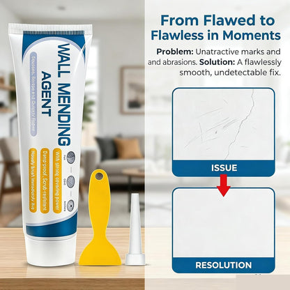 Wall Repair Paste, 2 Pack Wall Mending Agent for Holes & Cracks - Wall Repair Paste for Nail Holes for Nail Holes, Dents & Small Damage