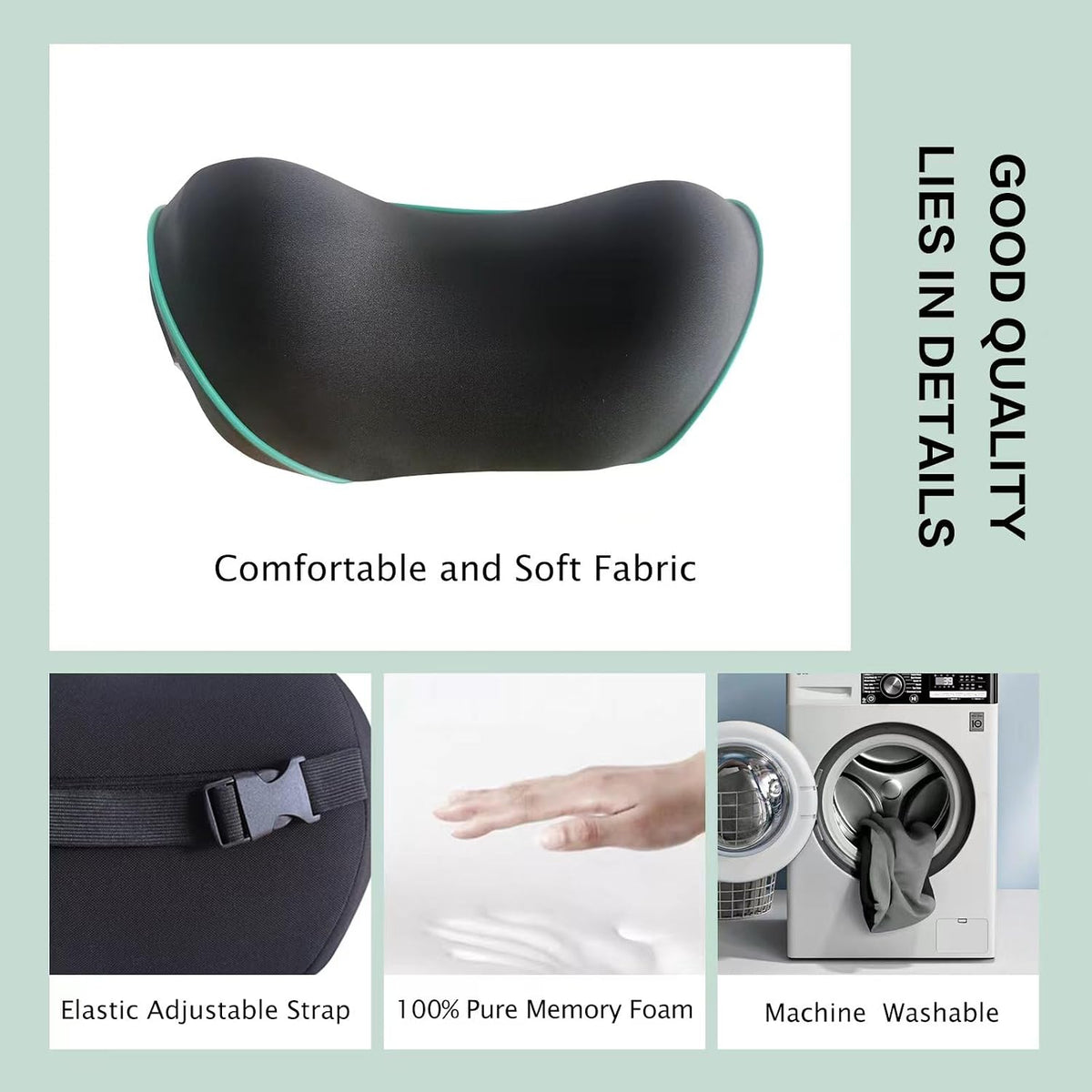 SPRFUFLY Make Relaxing Car Headrest Pillow, Car Neck Pillow for Driving