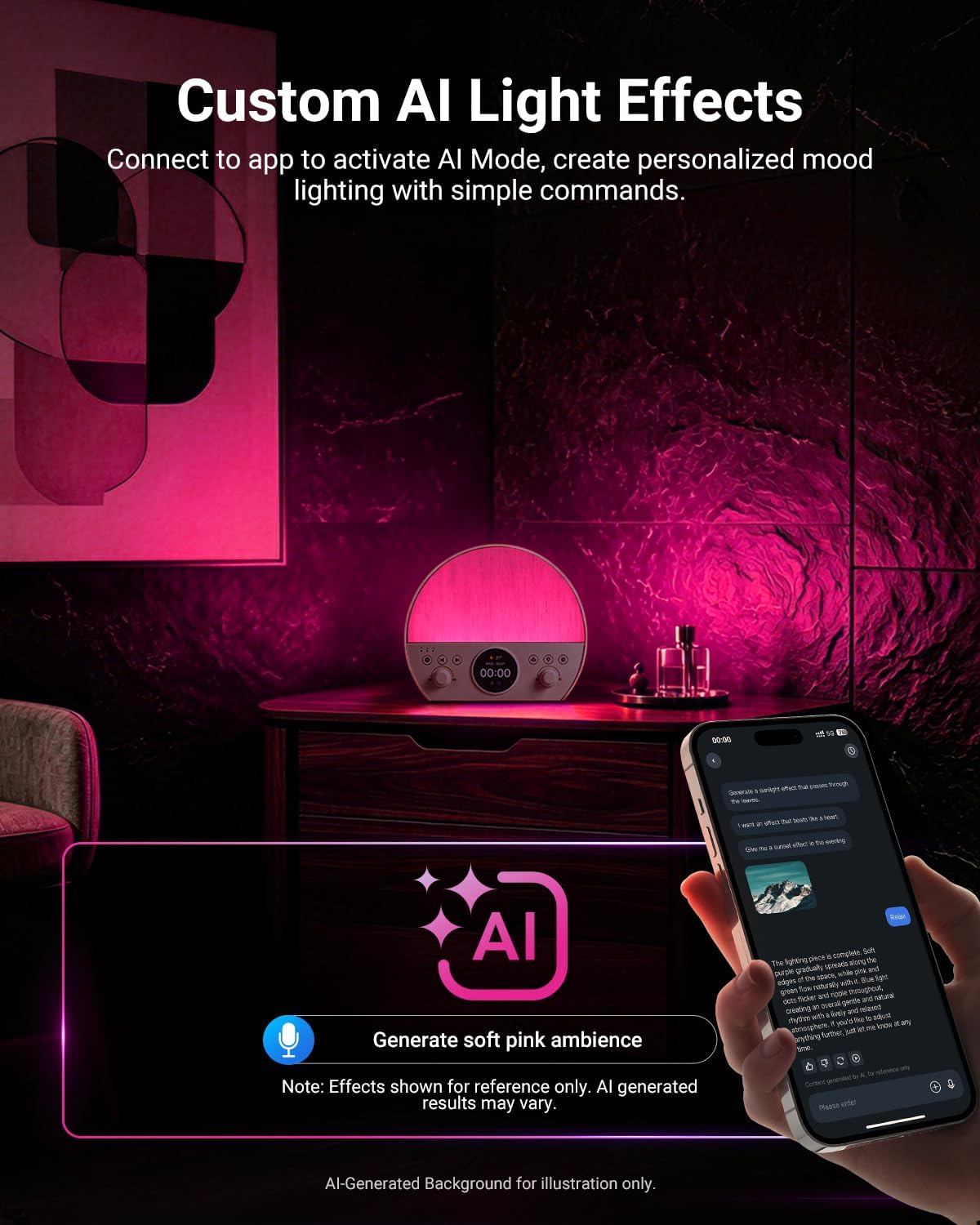 NEEWER NF03 Sunrise Alarm Clock Smart Wake Up Light, AI App Control, Timer | RGB IC W 2700K-6500K Night Reading Lamp, White Noise Sound Machine, Bluetooth Speaker, Compatible with Google Assistant Alexa