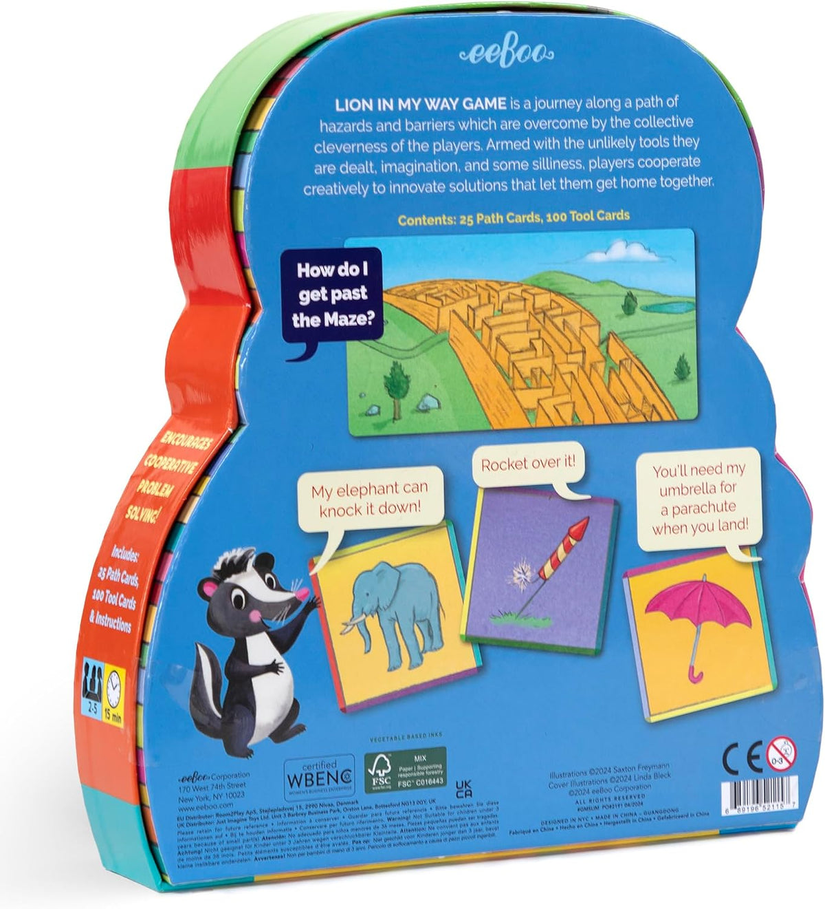 eeBoo Gathering a Garden Board Game - Award Winning Patience & Plant Counting Garden Game, Screen-Free Fun for 2-4 Players, Kids Ages 5 and up