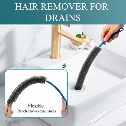 Dryer Vent Cleaner Brush, Drain Brush AC Fan Refrigerator Appliance Brush | 9/15/30 Inch Brush, Improves Efficiency, Durable Nylon Bristles, Easy to Clean Store, Fire Prevent, For Drain Flies