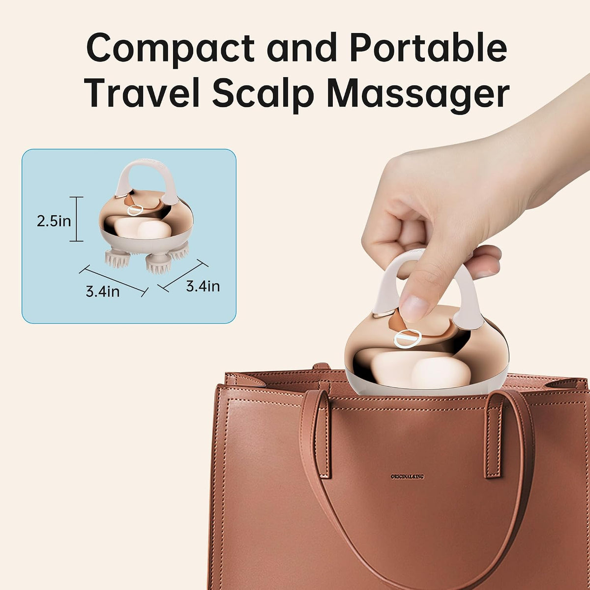 COMFIER Scalp Massager for Hair Growth, Electric Head Massager, Tangle-Free